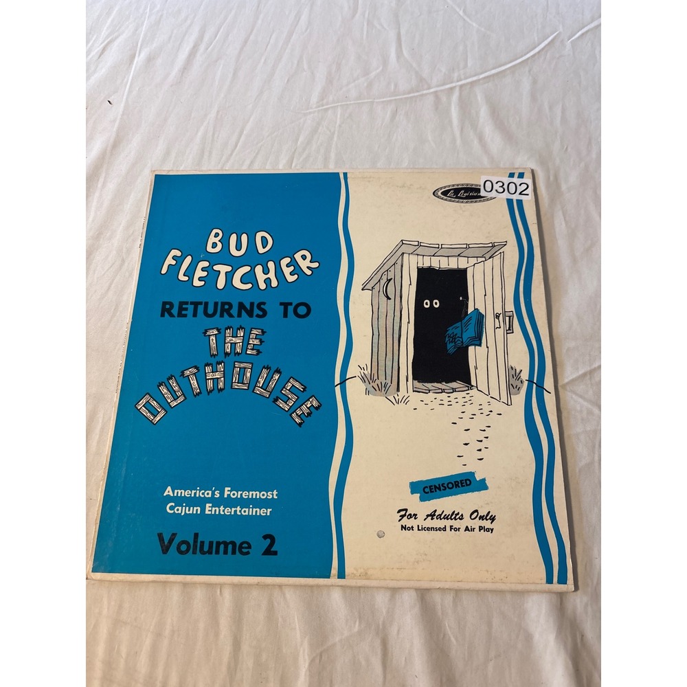 La Louisianne Bud Fletcher Returns to the Outhouse Vol 2 LP 12" Vinyl Good Cajun